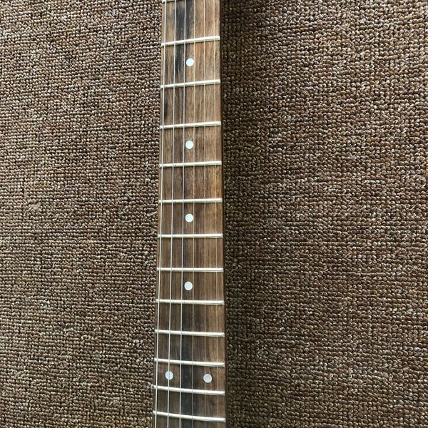 

honeybee yellow color rosewood fingerboard black pickguard mahogany body