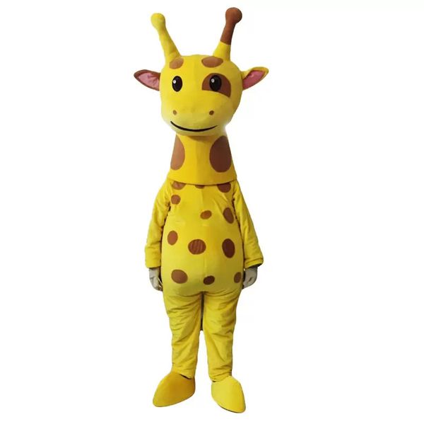 Mascote trajes girafa mascote traje de alta qualidade Páscoa artesanal mascote ternos festa vestido roupas roupas