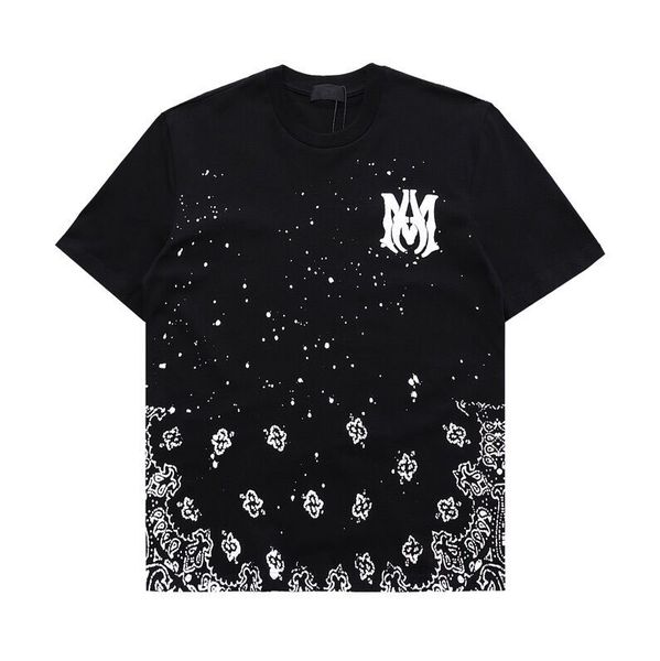 

mens shorts and t shirt set 2022ss new shirt high-end cotton sweater printed shorts short sleeves round neck stitching t-shirt size s-m-l-xl, Black;brown