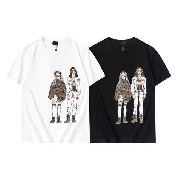 

2022 men's t-shirts high-end designer spring fashion plaid red print joker trend long sleeve shirt street, White;black