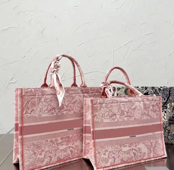 

women's totes designer bags embroidery handbag street trend large capacity pattern canvas screen printing shopping shoulder bag purse 4