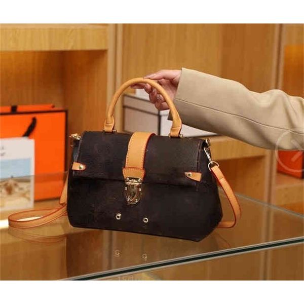 

fashion lady bag designer handbag cross messenger one shoulder pu horizontal hand carry luxury bag g220623