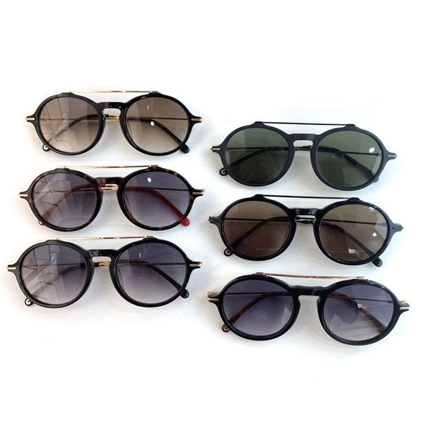 

retro men designer sunglasses black sunglasses women fashion round frame exquisite plank premium texture gold polished lightweight comfortab, White;black