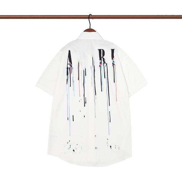 

shirts luxury designer mens fashion geometric print bowling shirt hawaii floral casual shirts men slim fit short sleeve dress tshirt variety, White;black