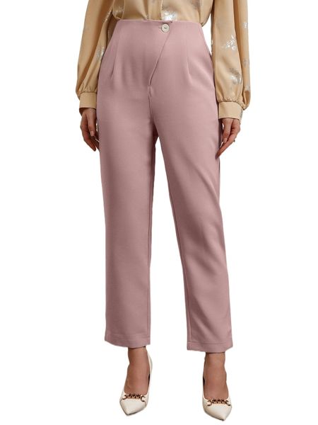 

high waist straight leg pants b8ha#, Black;white