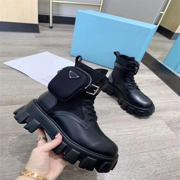 

direct selling boots women's fashion pocket shoes black leather cloth mirror martin tactical boot's muffin 264m