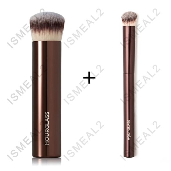 HOURGLASS Makeup Beushes 2Pcs Set Concealer Vanish Seamless Finish Foundation Brush Beauty Tool 220812