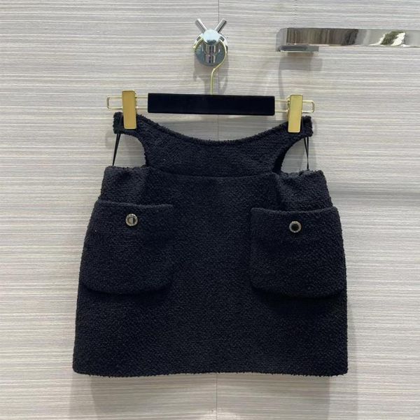 

2022 summer autumn milan designer skirts gorgeous a skirts women brand same style dress 0520-05234l, Black