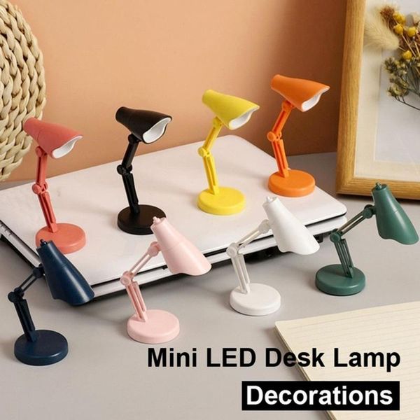 Tischlampen Lesebuch Mini faltbare Lampe Augenschutz Nachtlicht für Heimzimmer Computer Notebook Laptop SchreibtischTisch