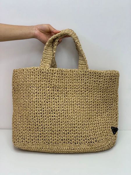 

designer straw tote bag hollow letters large fashion woven women shoulder bags weaving summer beach handbags casual luxury ladies totes shop