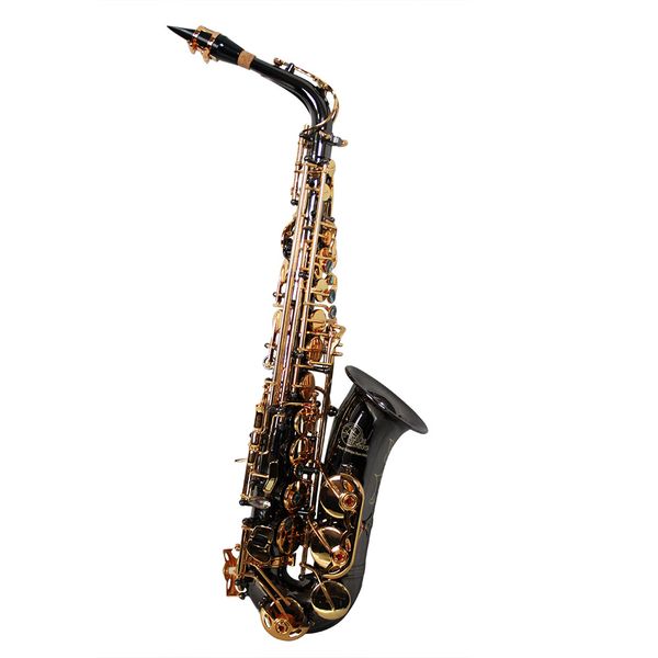 

high grade black body/ gold keys/ alto saxophone
