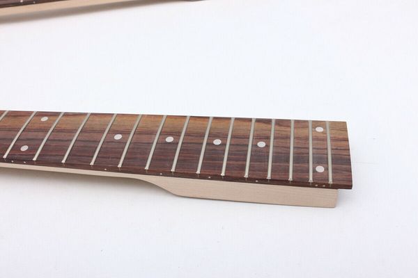 

24fret 34inch paddle head maple bass guitar neck rosewood fretboard 46-65