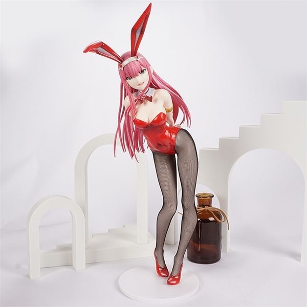 Darling In The FRANXX Zero Two Bunny Ver 14 Scale PVC Figure Model Toy Bella collezione per regalo 220520