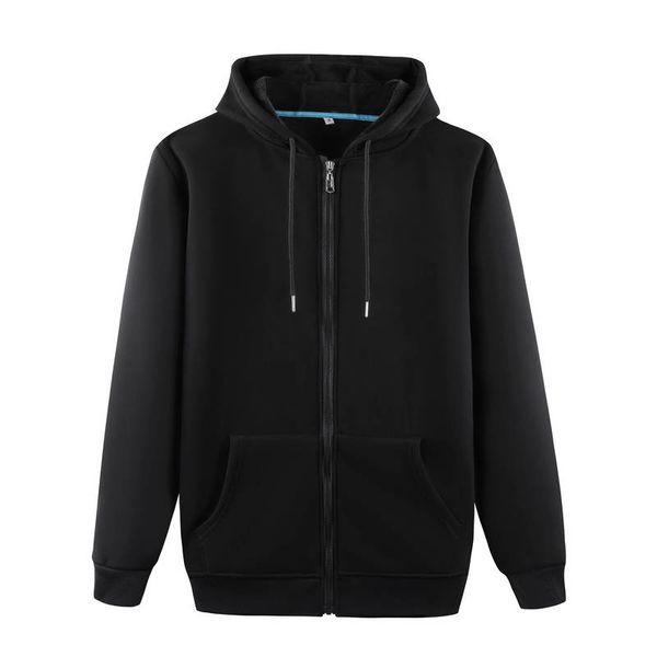 

designer mens hoodie hoody spring autumn fashion sports casual crewneck pullover slim coats man outerwear clothing gentlemen coats, Black