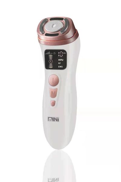 Elitzia Hifu RF EMS EMS Photon Ultrasonic Ringiovanimento Strumento di bellezza per il massaggiatore viso