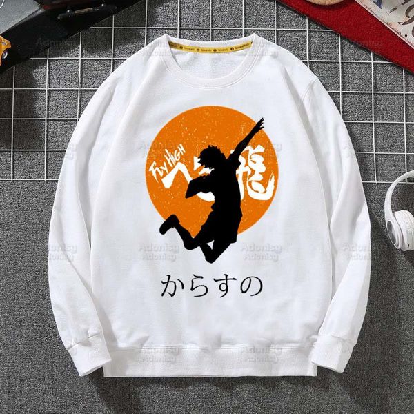 Herren Hoodies Sweatshirts Oya Haikyuu Volleyball Anime Hip Hop Sweatshirt Shoyo Kuroo Bokuto Manga Hoodie Harajuku Pullover Winter Herbst