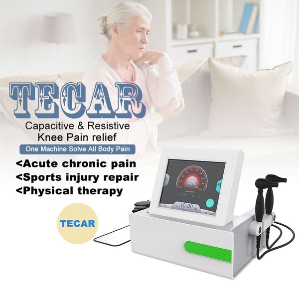 

smart tekar therapy health gadgets tecar chiropractic physio spine pain radiofrecuencia machine with ret and cet handles