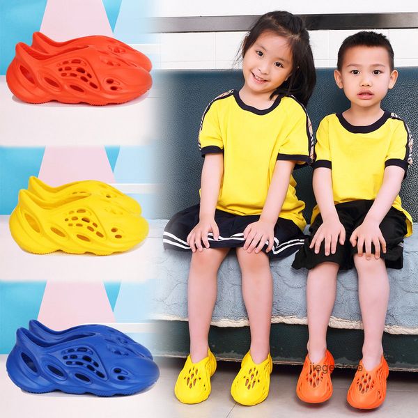 

new designers qinmin123 kany cool slippers beach soft sandals outdoor sports walking kids shoes size 16-31 95bq, Black;grey