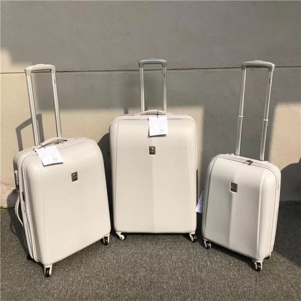 

suitcases france fashion brand scalable travel rolling luggage men women scratch resistant wearable trolley suitcase with wheels