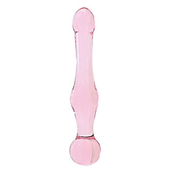 Crystal Penis Glass Anal Plug Massage Stick Piemulate Anus Пара Флирт для взрослых Игра Сексуальные игрушки для заглушек.