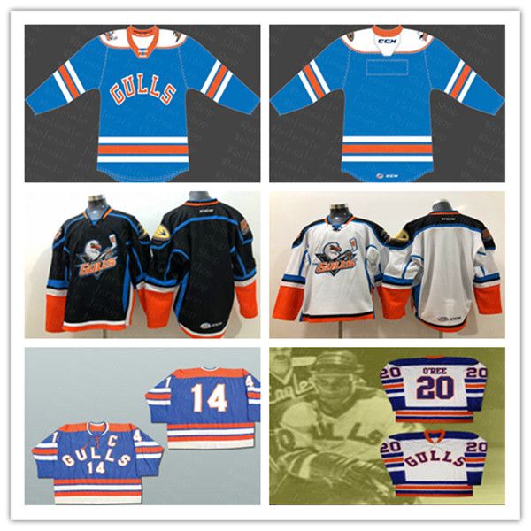 Custom AHL San Diego Gulls Hockey Jersey Трой Терри Максим Комтуа Стив Олекси Джейкоб Перро Брайс Киндоп ВИННИ ЛЕТТЬЕРИ ГРЕГ ПРИНТЦ МАКСИМ ГОЛОД ХАНТЕР ДРЮ