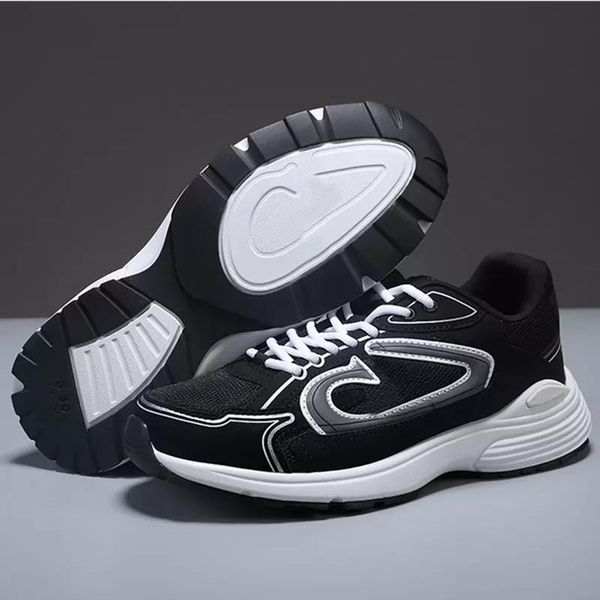 

2022 paris dies shoes designers b30 sneakers new shoes men women reflective trainers luxury casual oblique mesh outdoor shoe size eu35 -e ne, Black