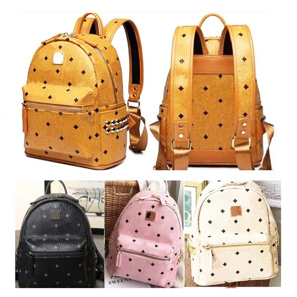 

brown classic backpack knapsack fashion men women travel handbags bookbag shoulder bags designer totes back packs girls boys school bag m190