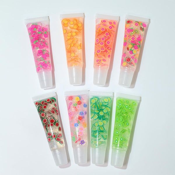 Lip Gloss Makeup Lipgloss Fácil de usar o Hidratante Fruity Glaze Longstay Hydrating Liquid Lipstick Suporte