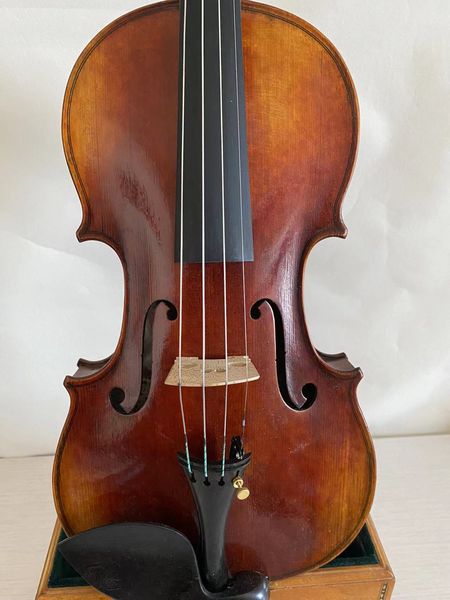 

master 4/4 violin bird eye maple back old spruce nice tone violin