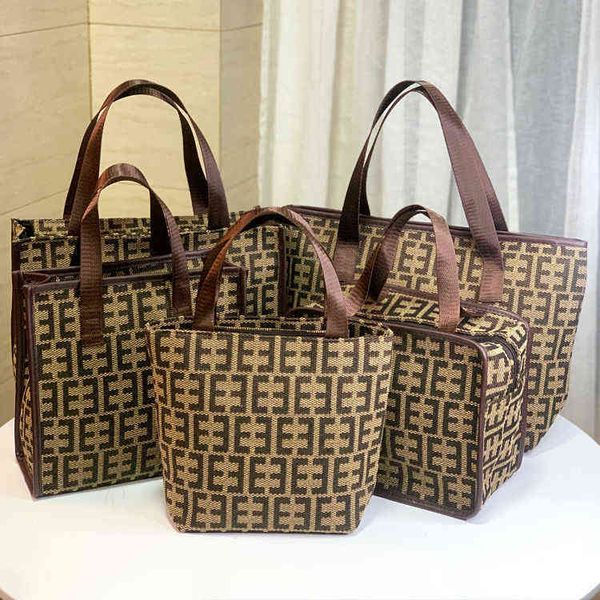 

new simple canvas bag handbag portable cosmetic bag portable bag