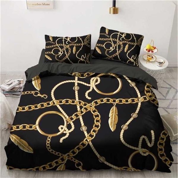 

3d bedding sets geometric baroque duvet quilt cover set comforter bed linen2837