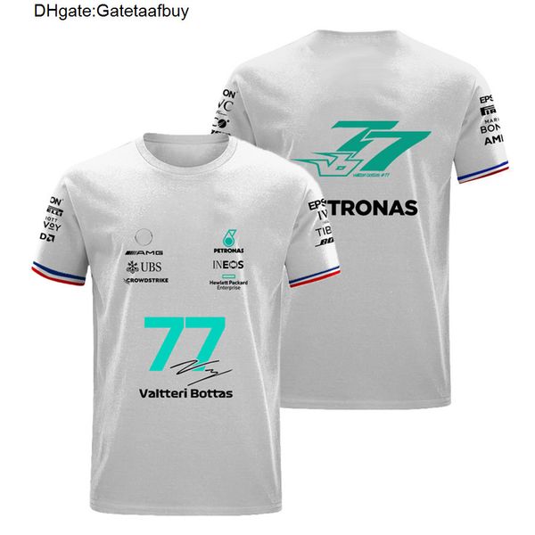 

f1 formula one t shirts competition audience t-shirt motorsport shirt men's summer racing motocross cycling jersey camiseta team work, White;black