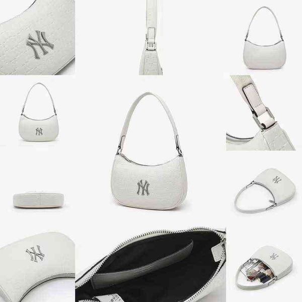 

50% discount bags mlb new embossed male and lovers armpit full-scale leather shoulder bag female luxury designer