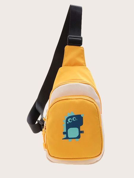 

kids cartoon graphic sling bag she