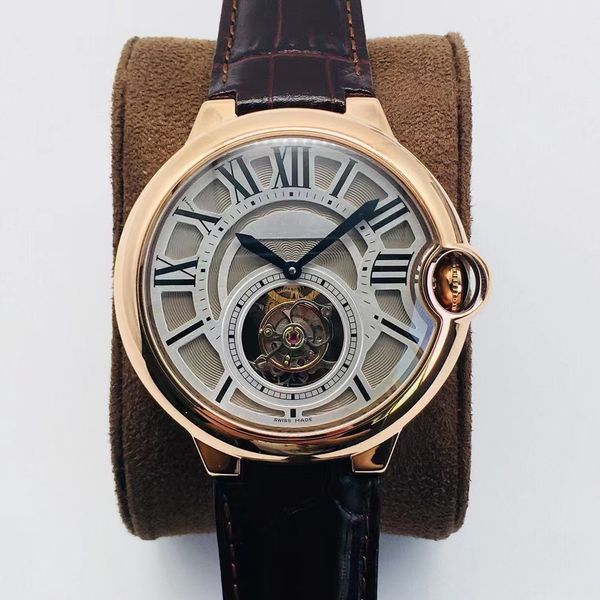 BBR Relógio 6920021 Diâmetro 39 mm de espessura 12,9 mm equipado com 9452mc Tourbillon All-in Sapphire Cristal Espelho Classic Stereo Fivela Festas Estéreo