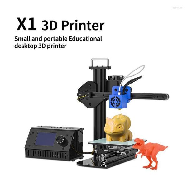 Принтеры Tronxy x1 3D Printer Desktop Mini Portable Design x Axis Pla TPU Ручка Экран Дисплей Стеклянный кровать DIY комплект Impressora 3dprinters Roge22