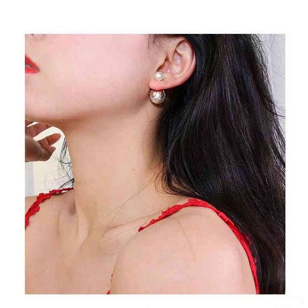 

design jewel ornament charm earring pearl earrings trend simple design lotus flower style earrings, Golden