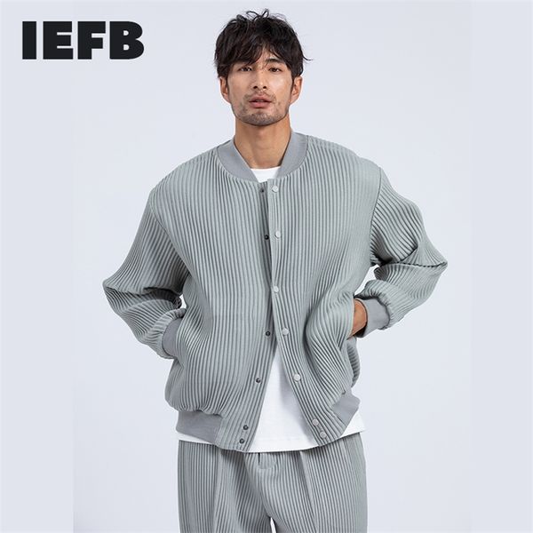 IEFB STREEWEAR японская мода приятная одеяла толстые осенние зимние бейсбольная куртка для мужчины с одиночной грудью 4330 201127