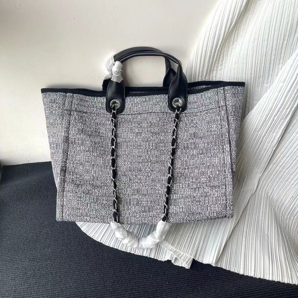 Tasarımcı lüks çanta Tote plaj yaz Alışveriş çantası kanvas kitap tote Kadınlar büyük Çanta Deri Omuz Çantaları Çanta crossbody Messenger dicky0750