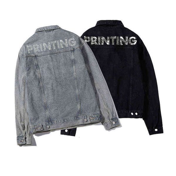 

22ss luxury mens womens designers denim jackets men casual winter coats branded fashion luxe mans jacket stylist outwear clothes quality, Black;brown