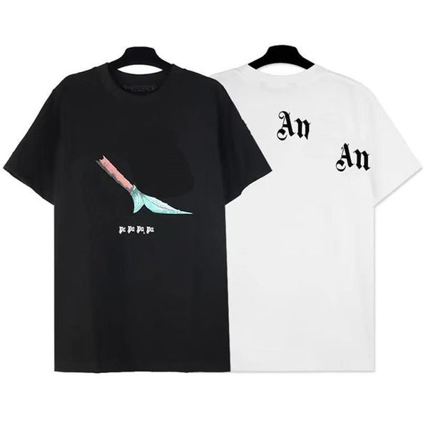 

2022casual right version of simple printed short sleeve t-shirt loose trend for men and women couples11, White