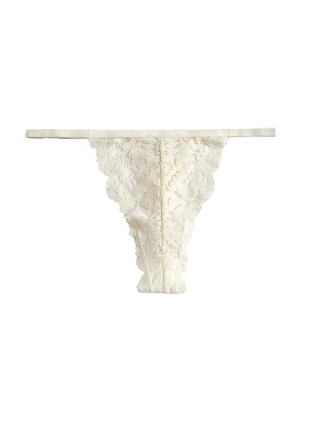 

luvlette floral lace thong 59zu#, Black;red