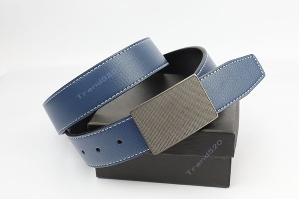 

2022 luxury designer belt men's fashion automatic buckle leather women's width 3.0cm 3.8cm belt 520703, Black;brown