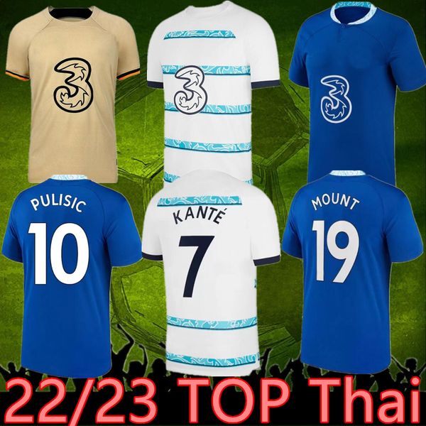 S-4XL 22 23 CFC Футбольная майка PULISIC MOUNT HAVERTZ STERLING JORGINHO 2022 2023 женская футбольная рубашка мужская форма KOULIBALY KANTE Mendy T. SILVA CUCURELLA