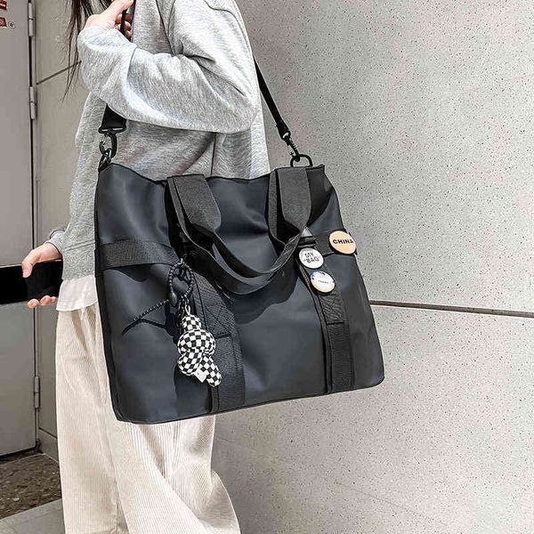 

anti-tear waterproof oxford big totes for women large package shopping lady handbag fashion simple leisure woman's shoulder bags 220609