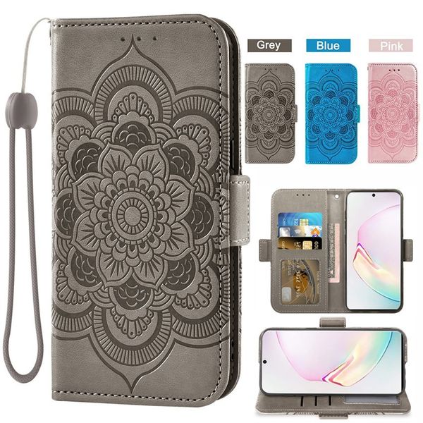Custodie a portafoglio per Samsung Galaxy Note 10 Plus Pro Lite 10+ Edge Fundas Capa Magnet Card Pocket Lanyard Stand Flip Cover Purse
