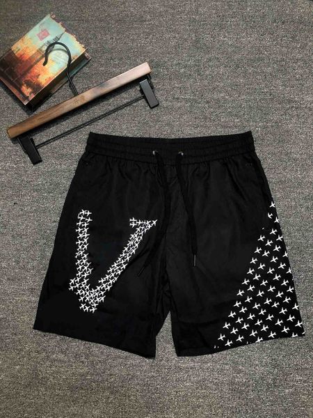 

2022 designer style waterproof fabric track pants summer beachpants men's surf shorts men'ssurf shorts swimming trunks sportsshort, Black