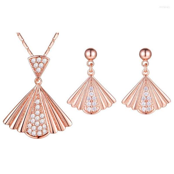 Ohrringe Halskette Niedliches Schmuckset Versilberte geometrische Ohrringe/Halskette Für Frauen Liebevolles Geschenk T603Earrings Tris22