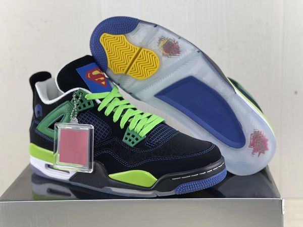 

limited authentic 4 doernbecher db superman 4s outdoor shoes men sports sneakers with original box 308497-015