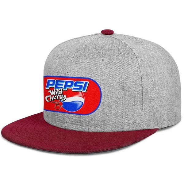 

pepsi wild cherry logo flat brim baseball cap blank personalized trucker hats pepsi cola blue and white i' a aholic m251c, Blue;gray